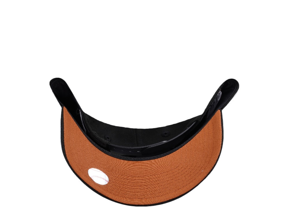 New Era Atlanta Braves World Series 1995 Cow Black Prime Edition 9Forty A Frame Snapback Cap