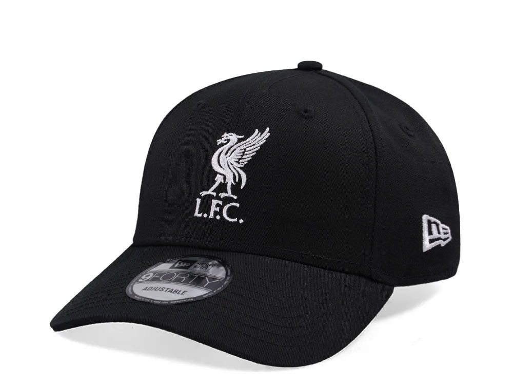 New Era Liverpool FC Core Black 9Forty Strapback Cap