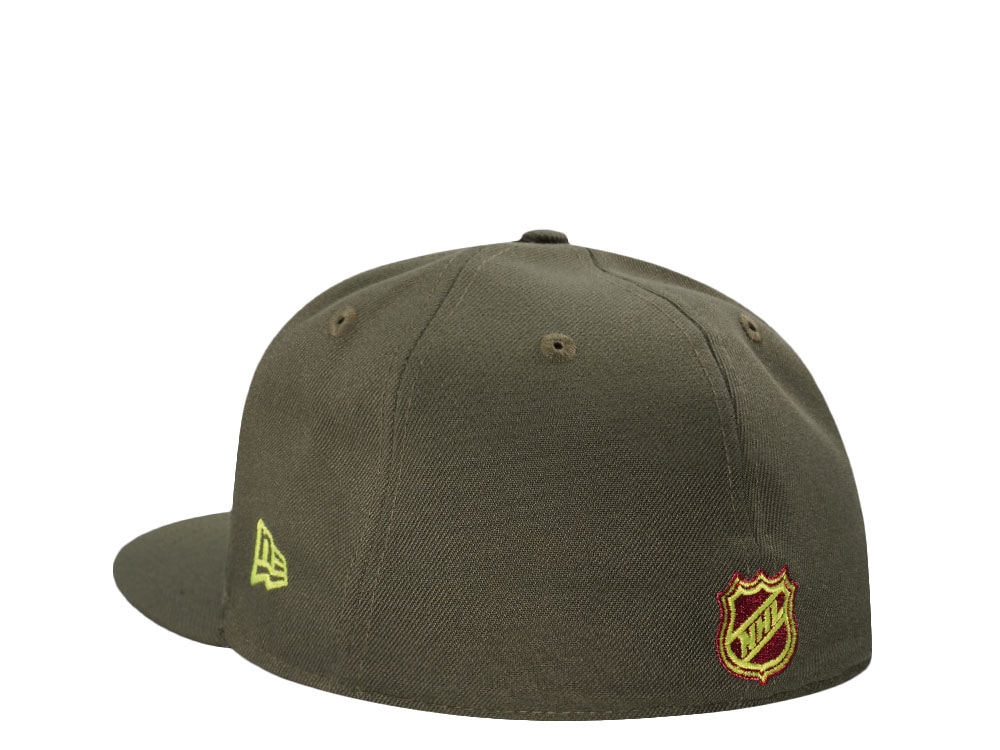 New Era Minnesota Wild 10th Anniversary Olive Prime Edition 59Fifty Fitted Cap