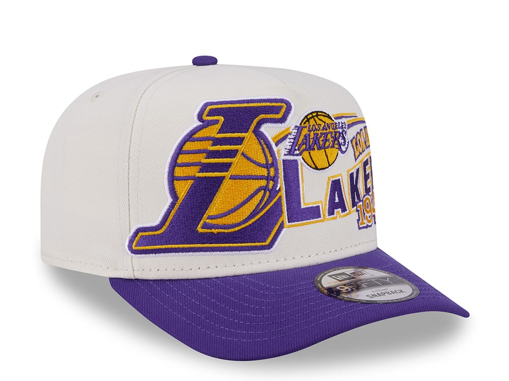 New Era Los Angeles Lakers 1947 Classic Edition 9Fifty A Frame Snapback Cap