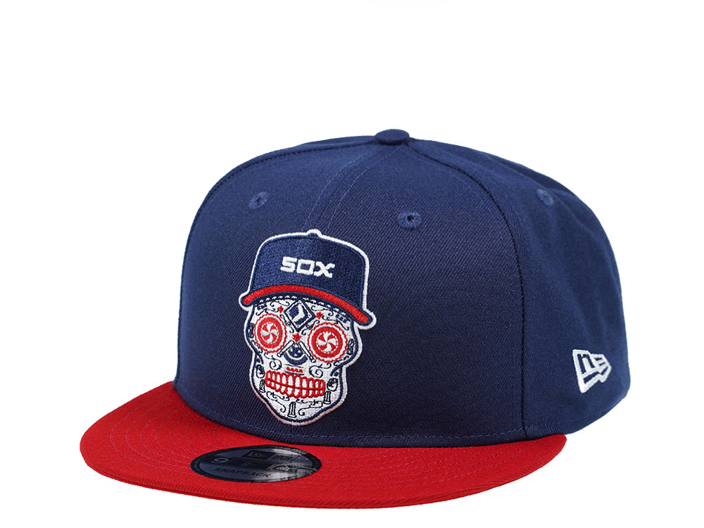 New Era Chicago White Sox Skull Edition Two Tone 9Fifty Snapback Cap