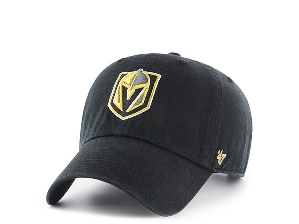 47Brand Vegas Golden Knights Clean Up Strapback Cap