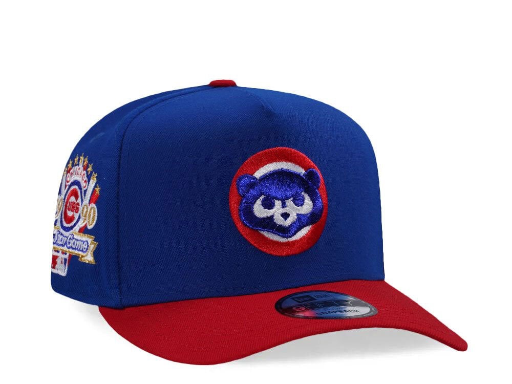 New Era Chicago Cubs All Star Game 1990 Two Tone Edition 9Fifty A Frame Snapback Cap