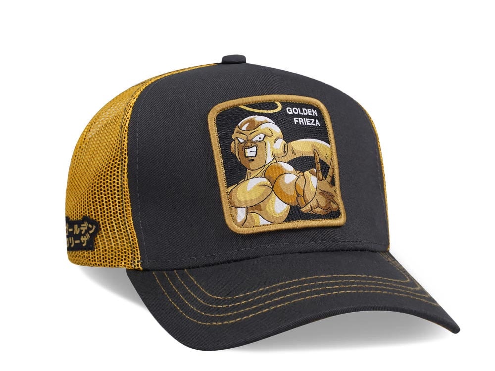 Capslab Dragon Ball Super Golden Frieza Grey/Yellow Trucker Snapback Cap