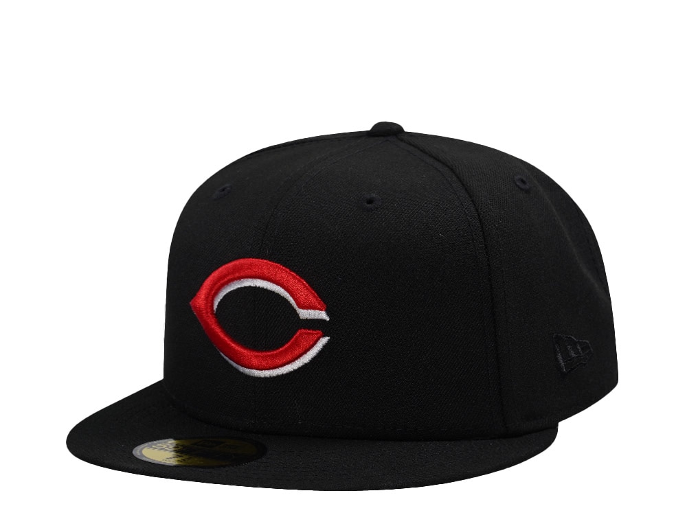 New Era Cincinnati Reds Black Wool Edition 59Fifty Fitted Cap