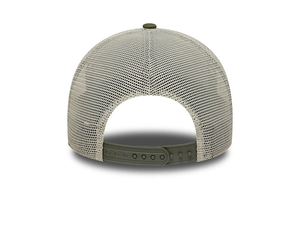 New Era Summer Patch Olive Edition 9Forty A Frame Trucker Snapback Cap