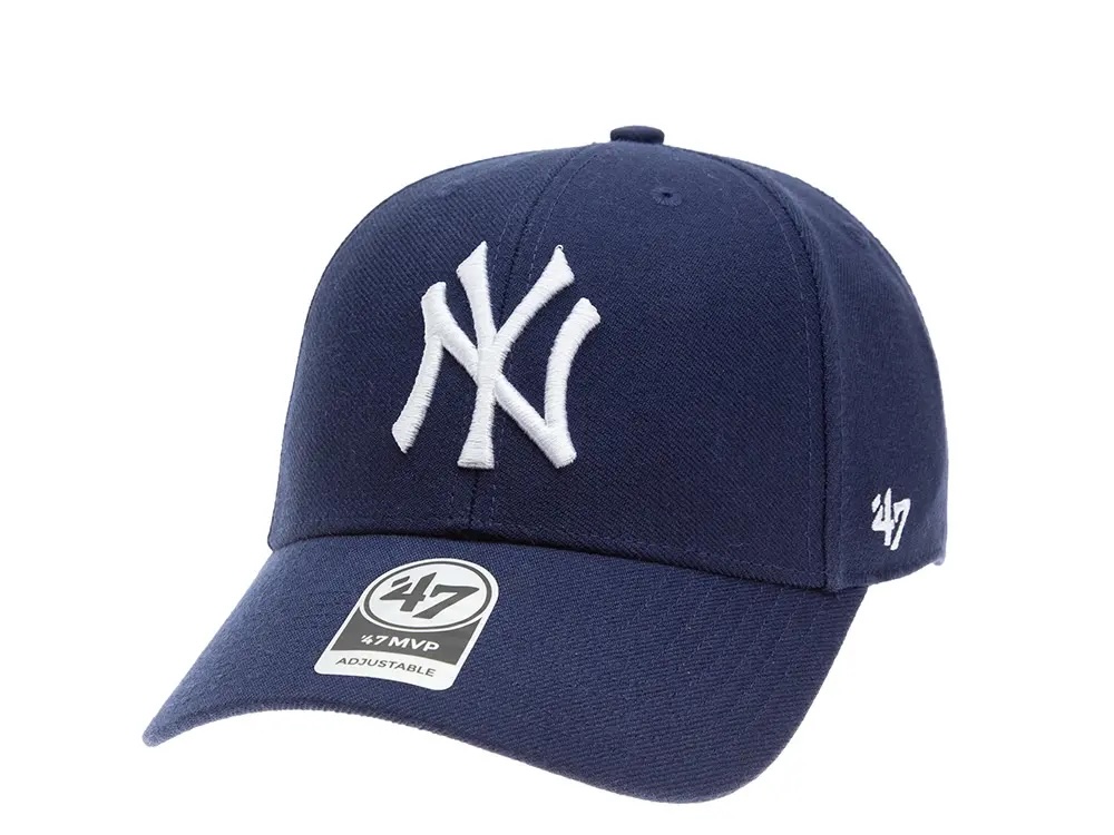 47brand New York Yankees Classic Curved Light Navy Strapback Cap