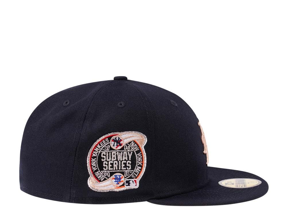 New Era New York Mets Subway Series 2000 Navy Peach Edition 59Fifty Fitted Cap
