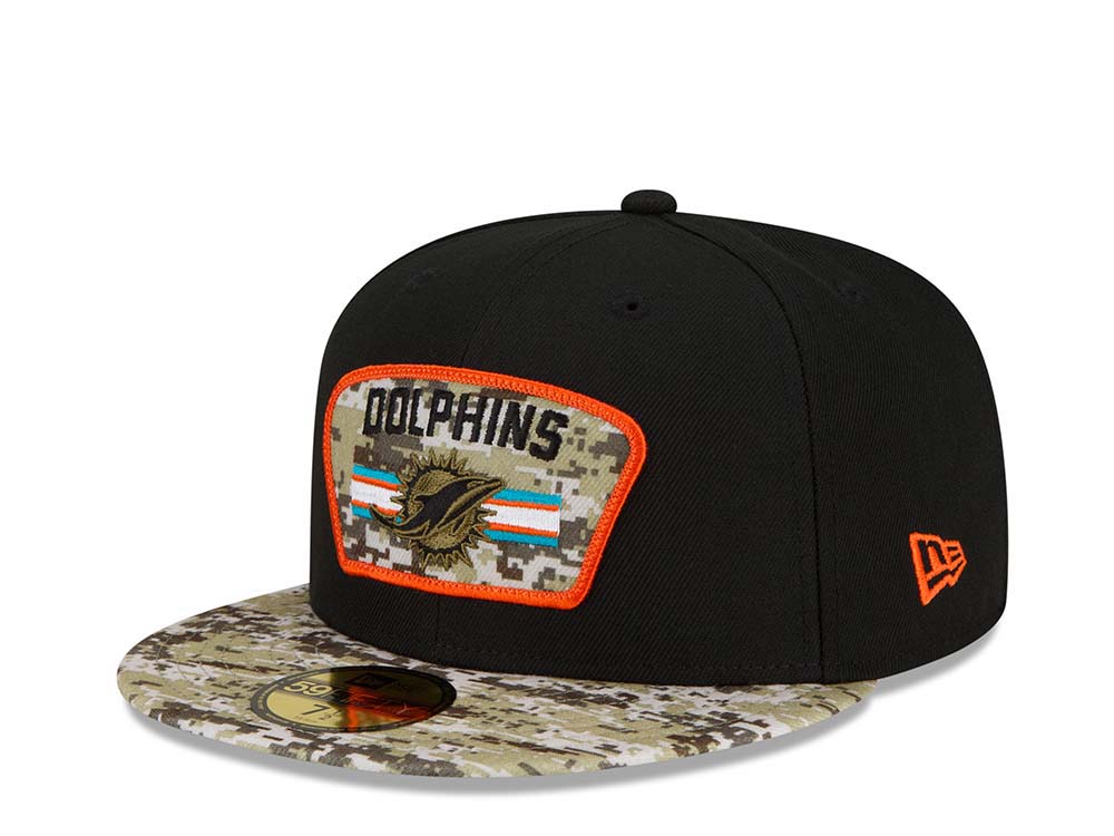 New Era Miami Dolphins Salute to Service 21 59Fifty Fitted Cap
