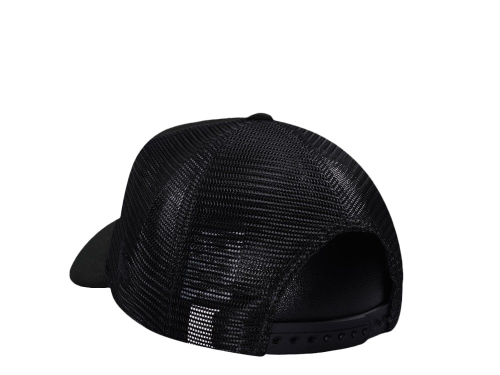 New Era New York Jets Black Foam Trucker 9Forty A Frame Snapback Cap
