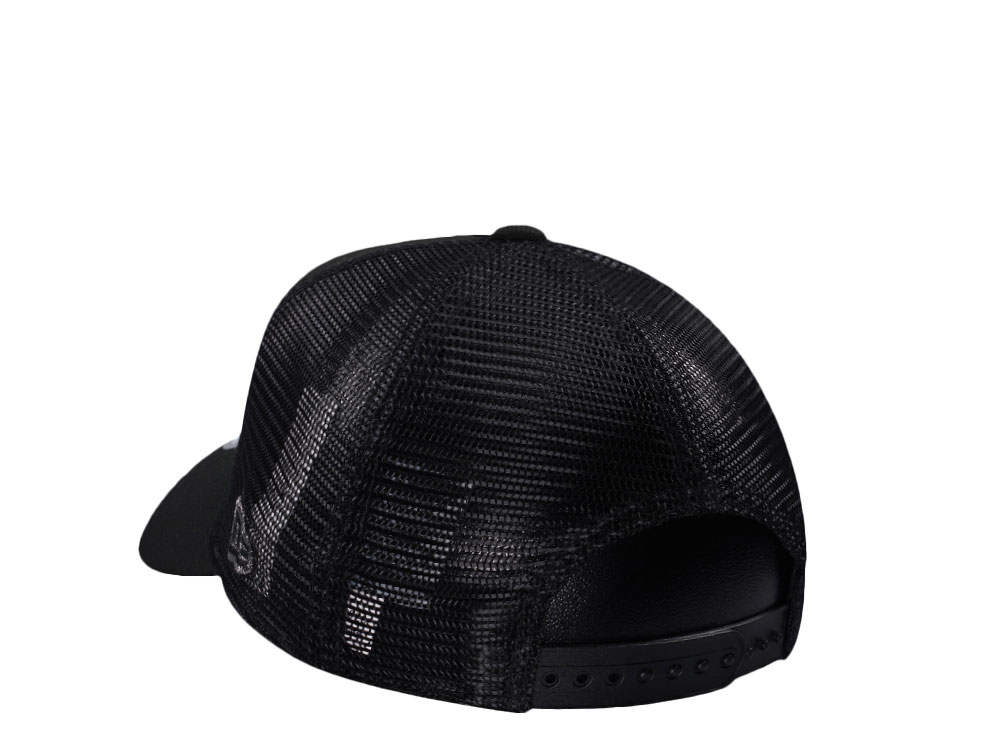 New Era Los Angeles Dodgers Black Metallic Trucker Edition 9Forty A Frame Snapback Cap
