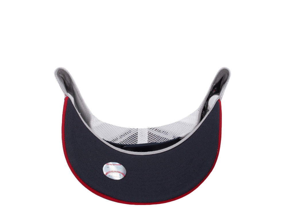 Nike Boston Red Sox Primetime Dri-Fit Rise Red Edition Trucker Snapback Cap