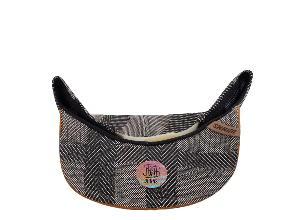 Djinns Hermecheck Gray 6 Panel Snapback Cap