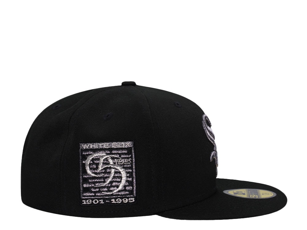 New Era Chicago White Sox 95 Years Black Pewter Prime Edition 59Fifty Fitted Cap