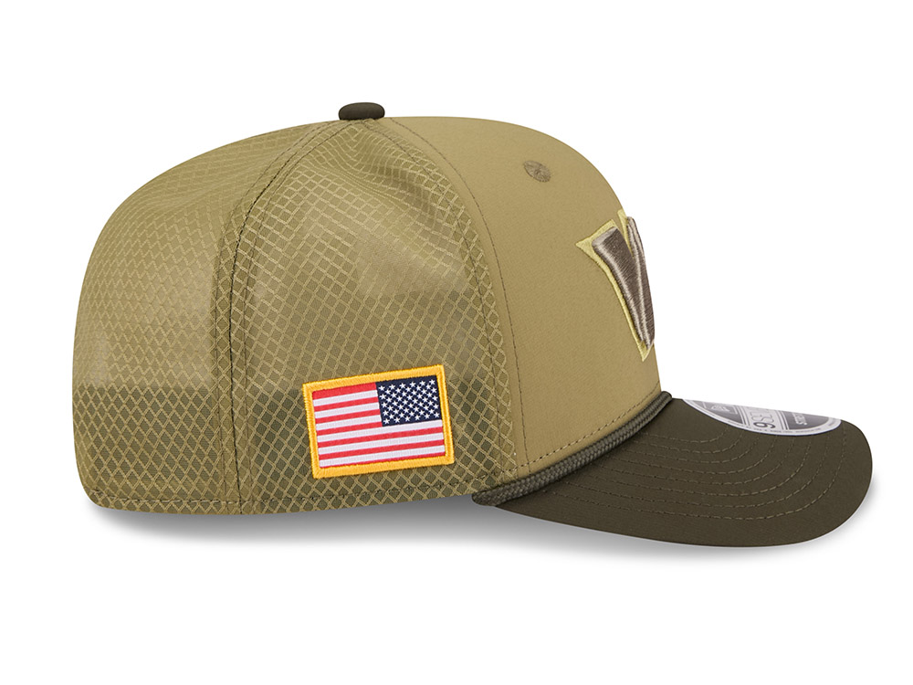 New Era Washington Commanders Salute To Service 2025 9Seventy Snapback Cap