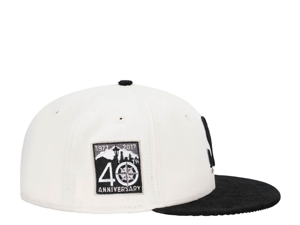 New Era Seattle Mariners 40th Anniversary Corduroy Two Tone Prime Edition 59Fifty Fitted Cap