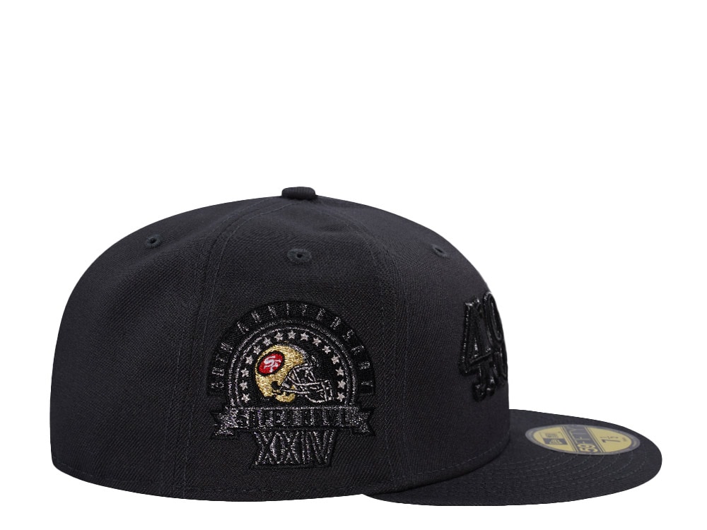 New Era San Francisco 49ers 30th Anniversary Gray Prime Edition 59Fifty Fitted Cap