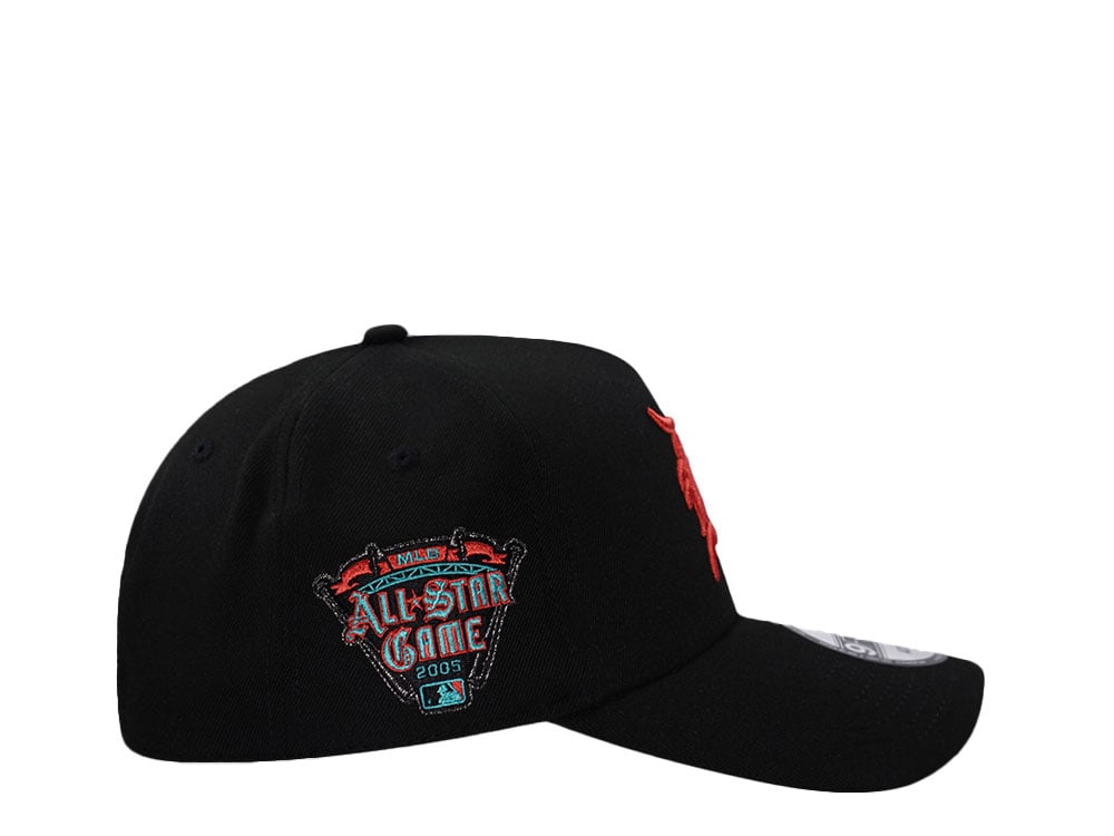 New Era Detroit Tigers All Star Game 2005 Lava Black Prime Edition 9Forty A Frame Snapback Cap