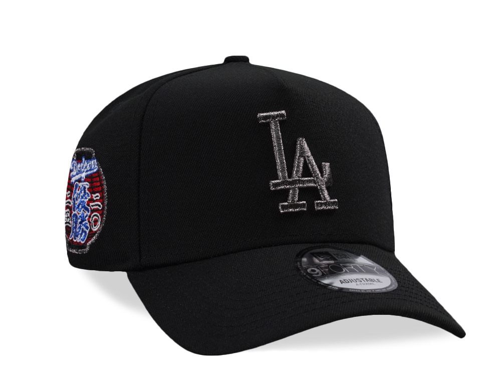 New Era Los Angeles Dodgers World Series 2025 Black Prime Edition 9Forty A Frame Snapback Cap