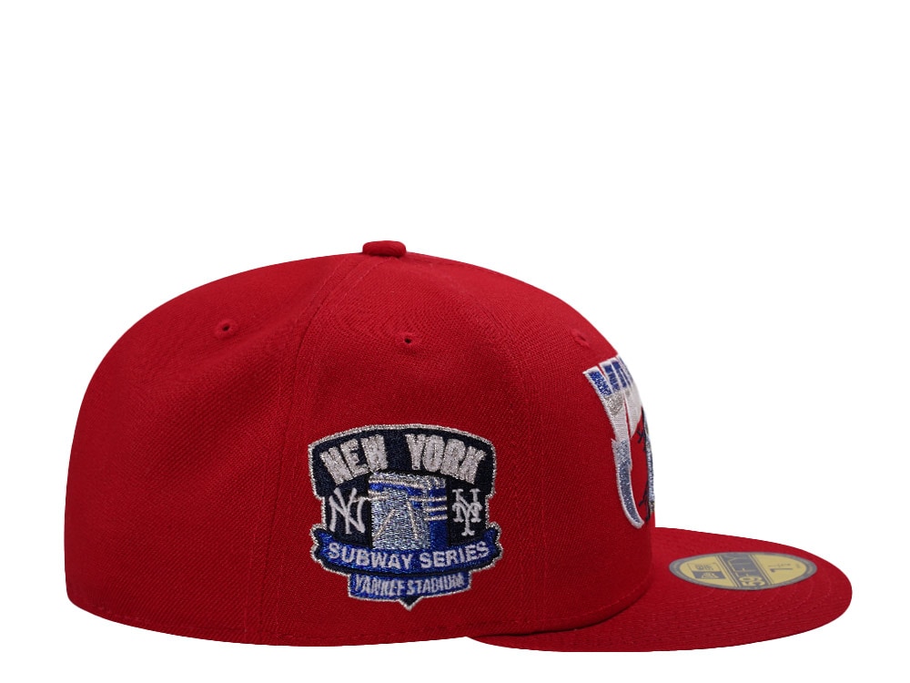 New Era New York Yankees Subway Series Scarlet Prime Edition 59Fifty Fitted Cap
