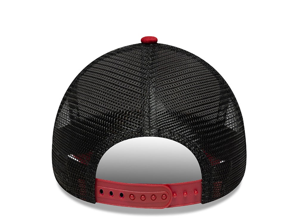 New Era AS Roma Tonal Maroon Edition 9Forty A Frame Trucker Snapback Cap