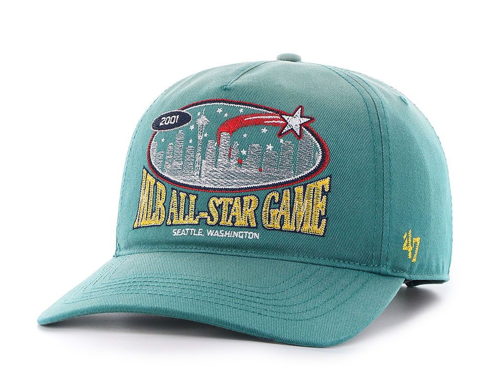 47 Brand Seattle Mariners All Star Game 2001 Midsummer Classic Tailgate Teal Hitch Snapback Cap