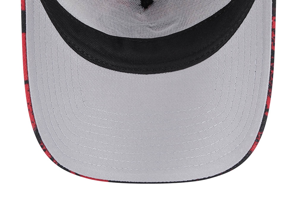 New Era Miami Heat NBA Tip Off 2024 Trucker 9Forty A Frame Snapback Cap