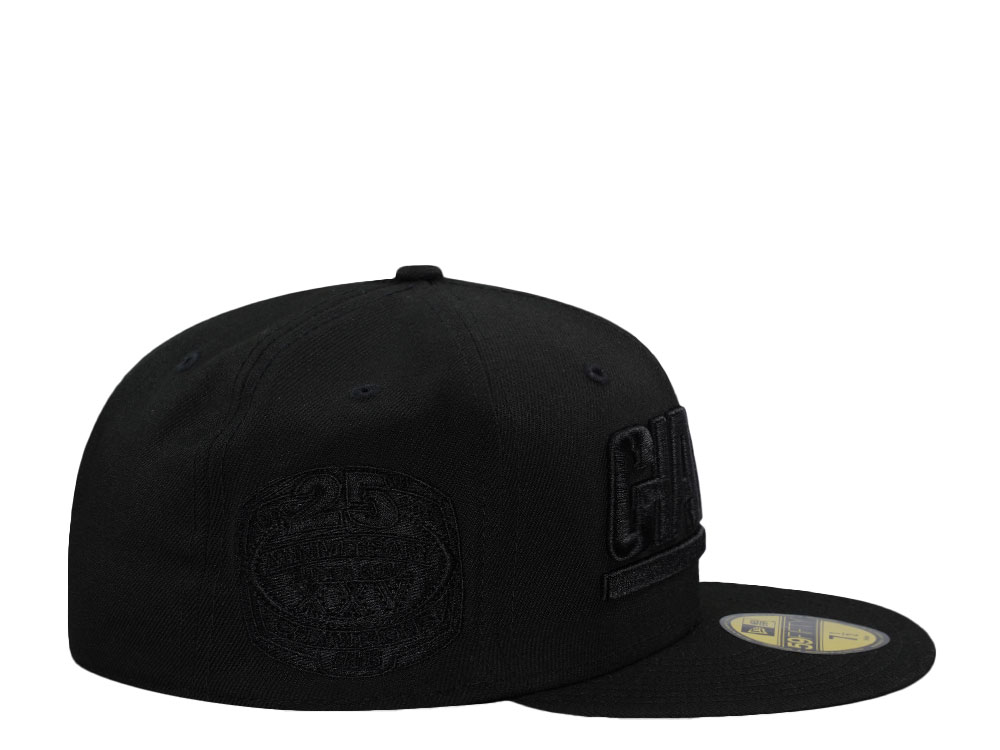 New Era New York Giants 25th Anniversary Blackout Prime Edition 59Fifty Fitted Cap