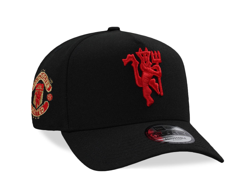 New Era Manchester United Fc Black Prime Edition 9Forty A Frame Snapback Cap