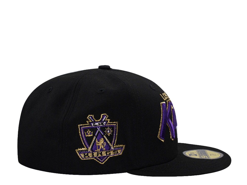 New Era Los Angeles Kings Black Prime Edition 59Fifty Fitted Cap