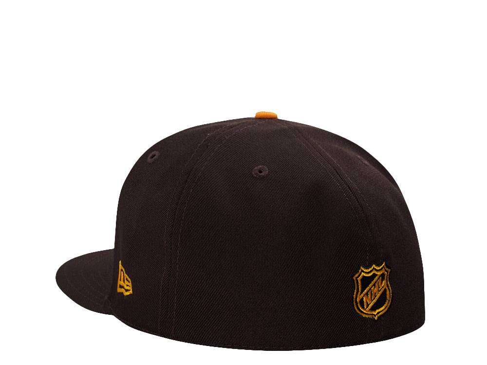 New Era Boston Bruins 50th Anniversary Burnt Wood Prime Edition 59Fifty Fitted Cap