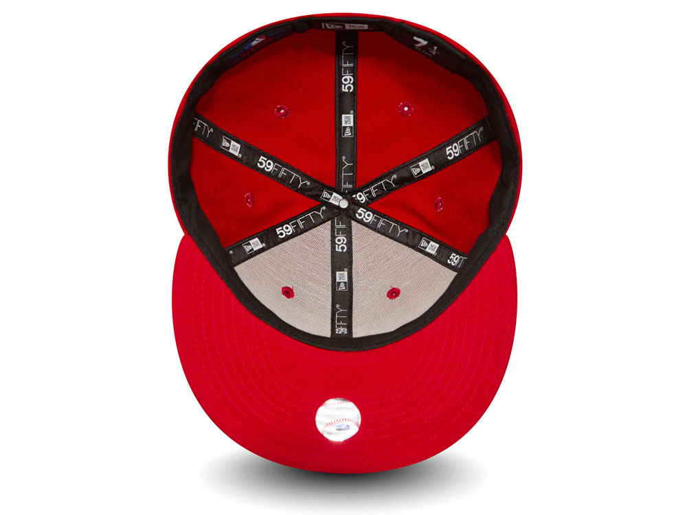 New Era New York Yankees Plain Red Prime Edition 59Fifty Fitted Cap