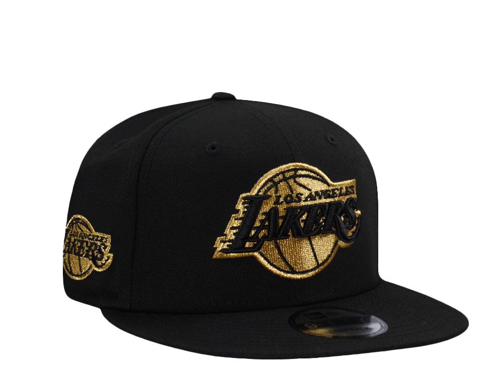 New Era Los Angeles Lakers Metallic Black Prime Edition 9Fifty Snapback Cap