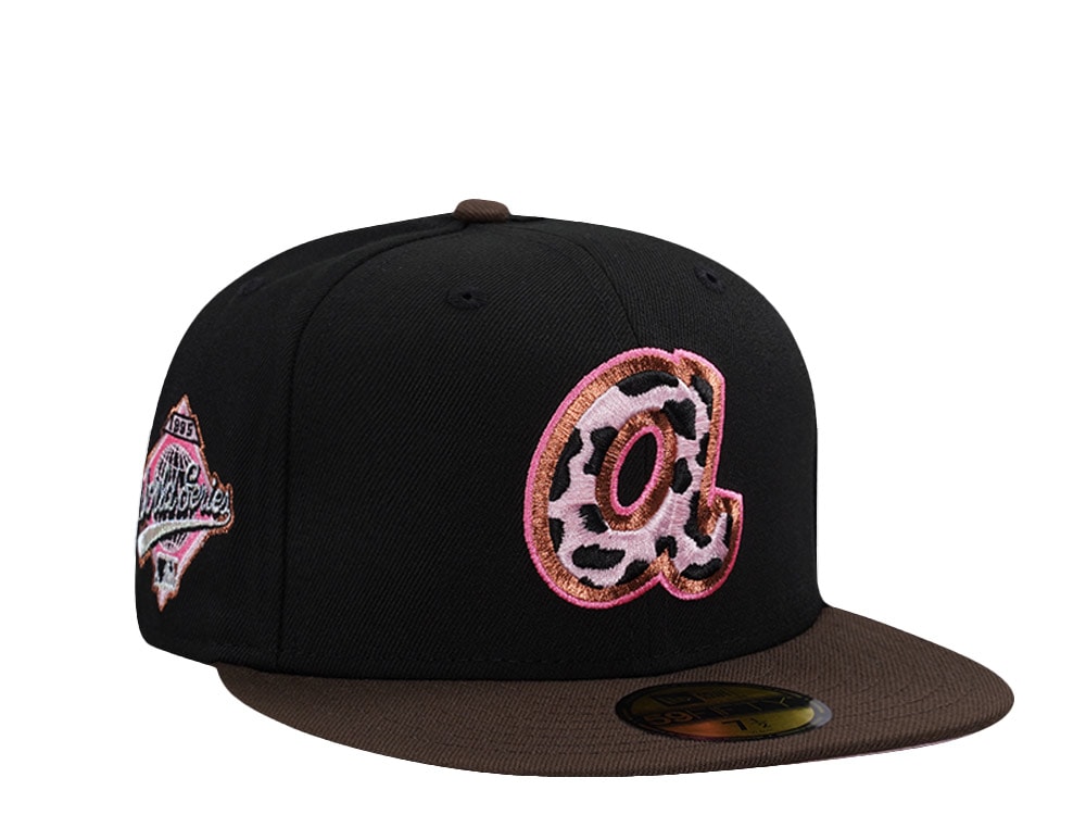 New Era Atlanta Braves World Series 1995 Black Two Tone Edition 59Fifty Fitted Cap