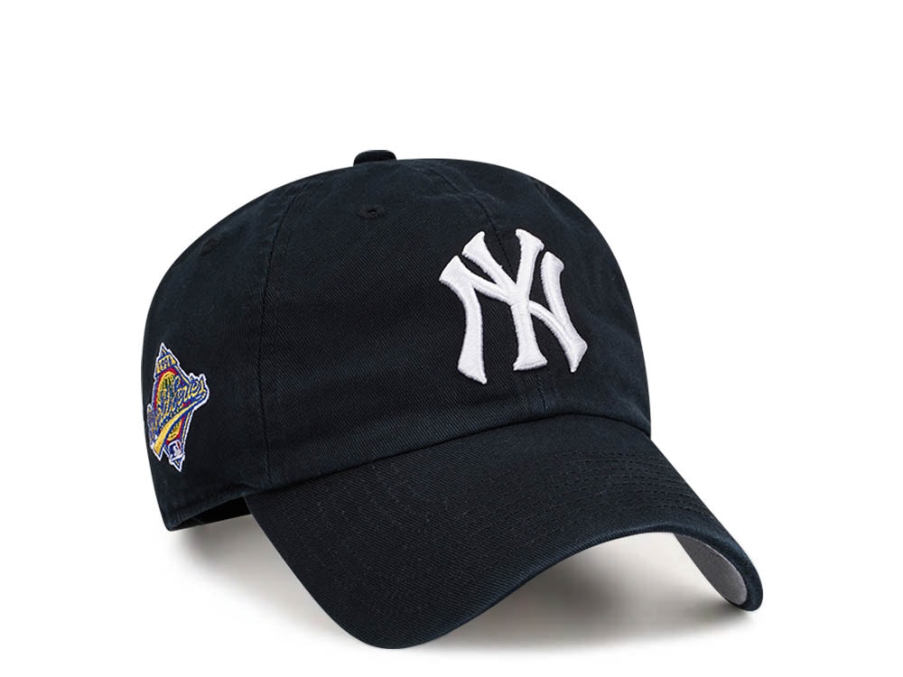 47Brand New York Yankees World Series 1996 Black Clean Up Strapback Cap