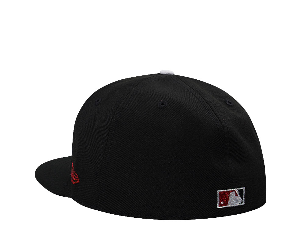 New Era Anaheim Angels 50th Anniversary Black Prime Edition 59Fifty Fitted Cap