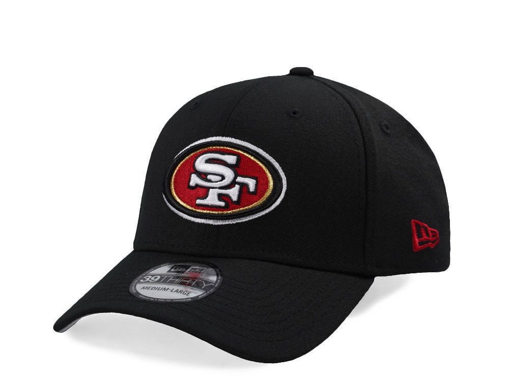 New Era San Francisco 49ers Black Classic Edition 39Thirty Stretch Fit Cap