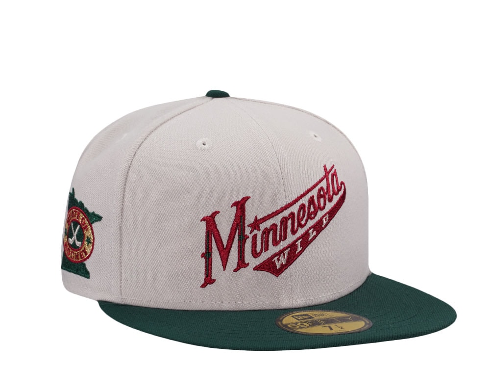 New Era Minnesota Wild State Of Hockey Stone Edition 59Fifty Fitted Cap