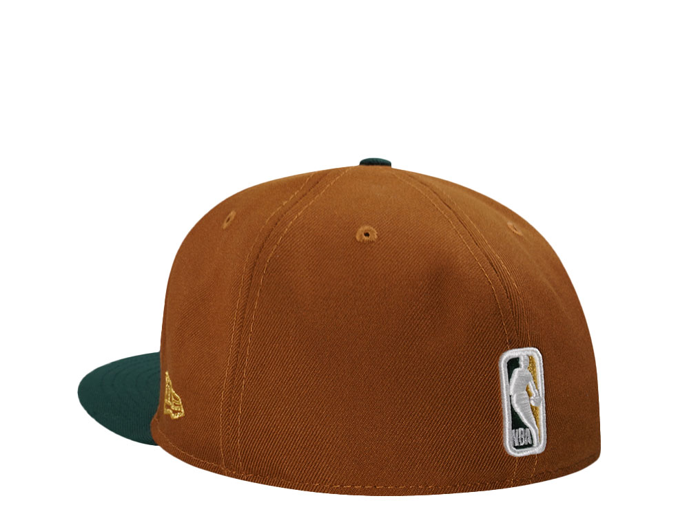 New Era Boston Celtics Bourbon Two Tone Prime Edition 59Fifty Fitted Cap