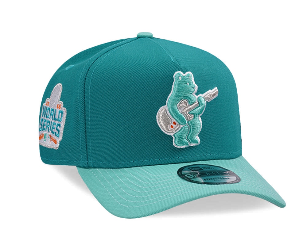 New Era Chicago Cubs World Series 2016 Mint Two Tone Edition 9Forty A Frame Snapback Cap