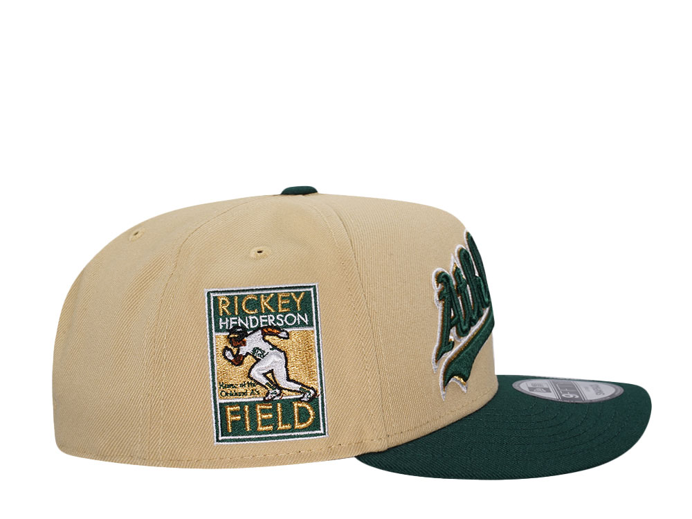 New Era Oakland Athletics Vegas Gold Two Tone 9Fifty A Frame Snapback Cap