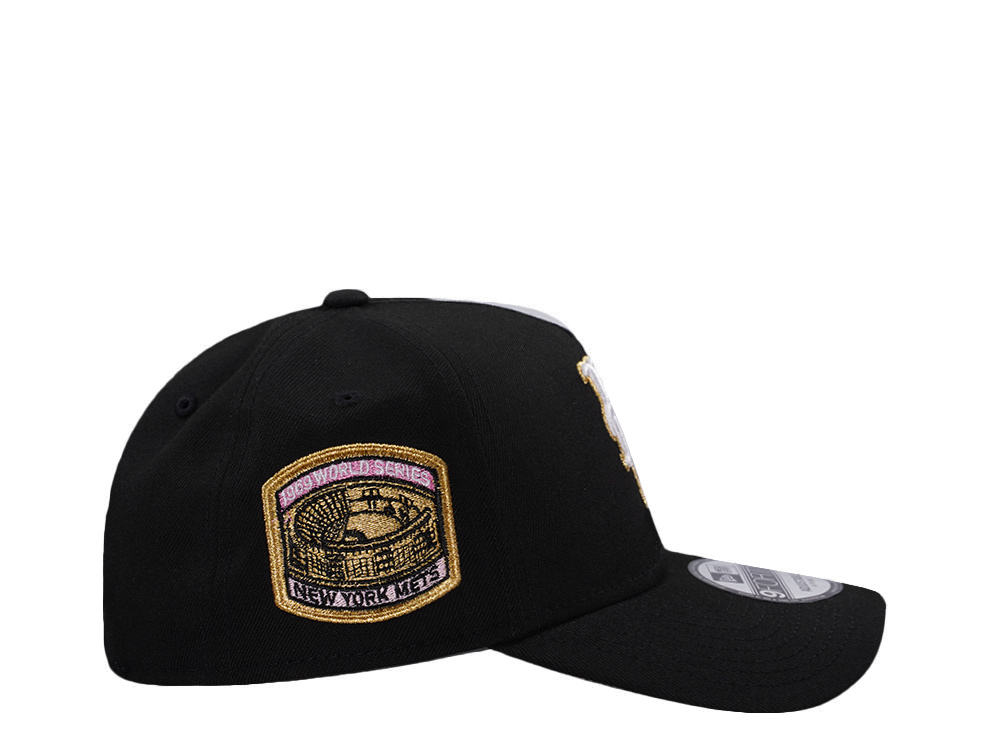 New Era New York Mets World Series 1969 Black Prime Edition 9Forty A Frame Snapback Cap