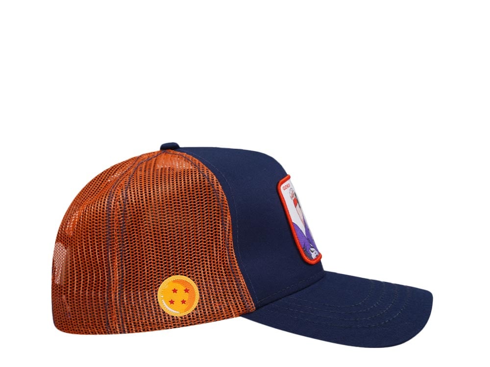 Capslab Dragon Ball Goku Blue/Orange Trucker Snapback Cap