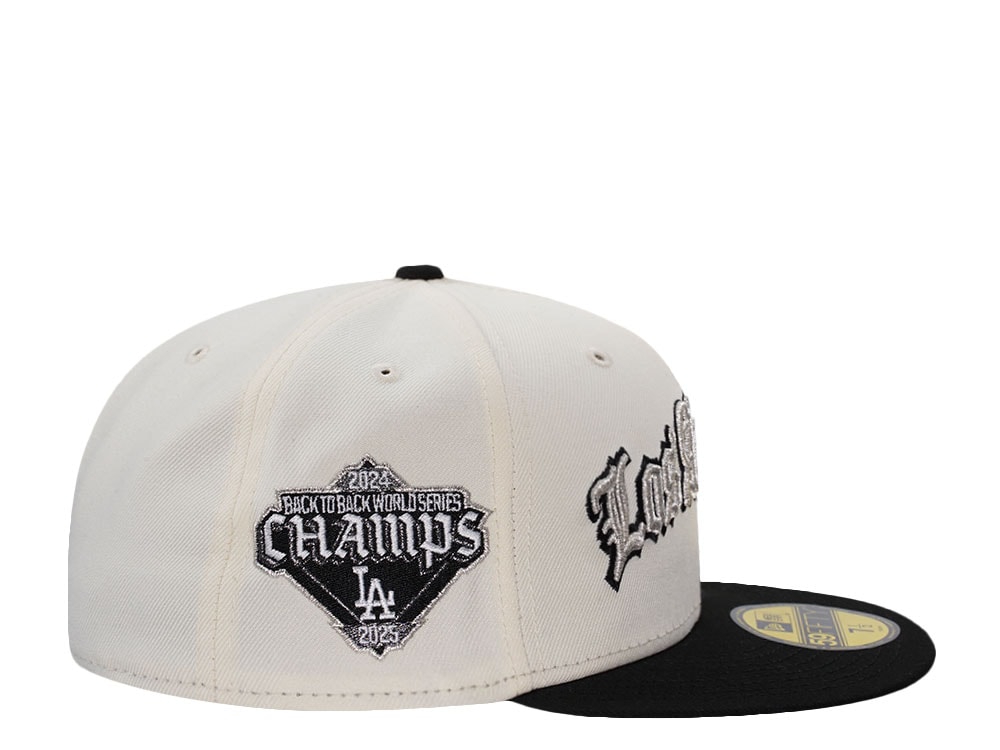 New Era Los Angeles Dodgers World Series 2025 Chrome Two Tone Edition 59Fifty Fitted Cap