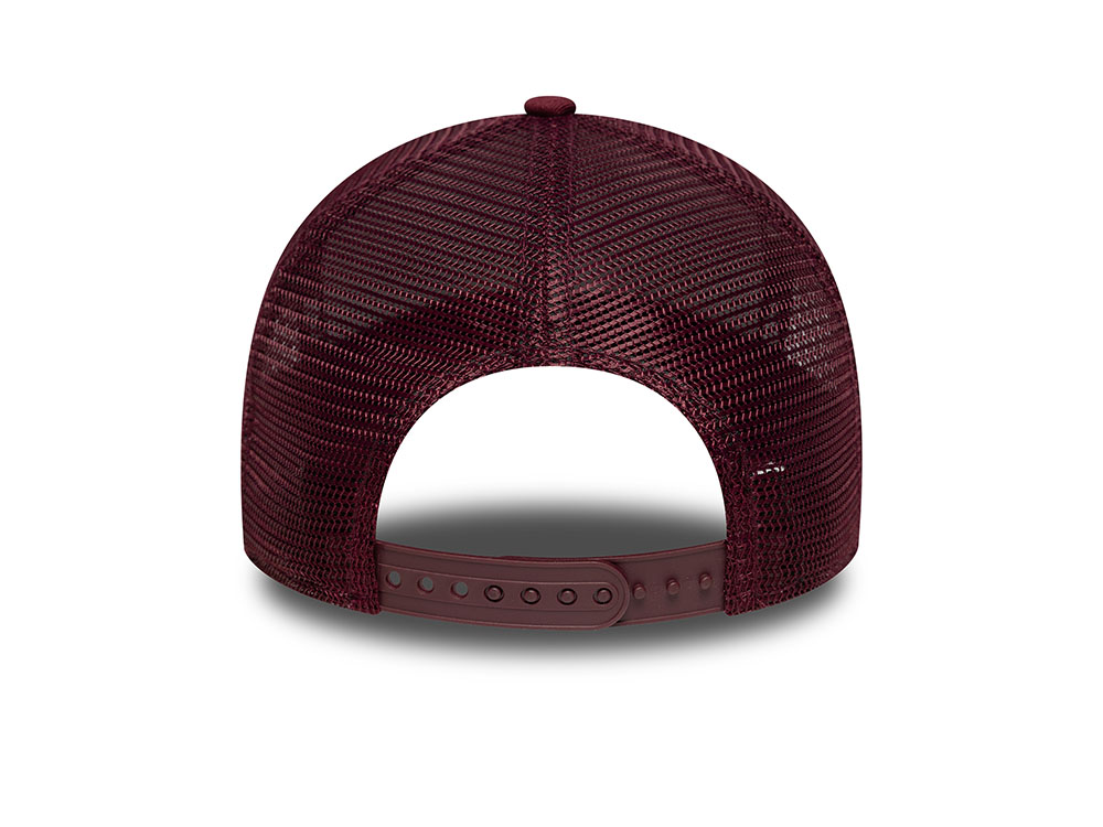 New Era Los Angeles Dodgers League Essential Maroon Edition 9Forty A Frame Trucker Snapback Cap