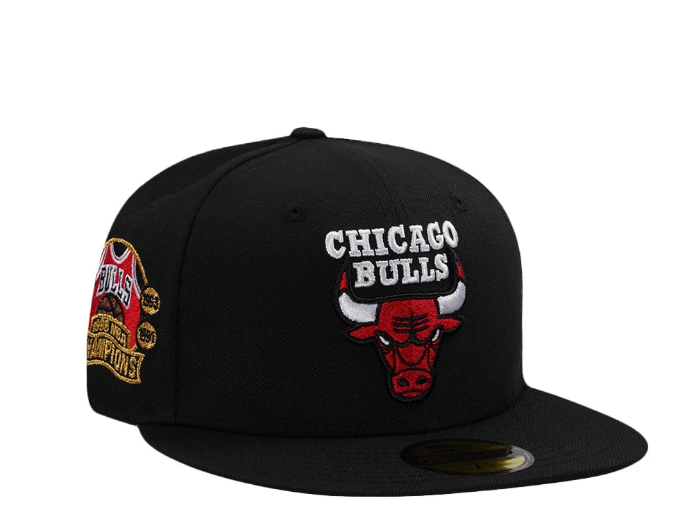 New Era Chicago Bulls NBA Champions 1996 Black Edition 59Fifty Fitted Cap
