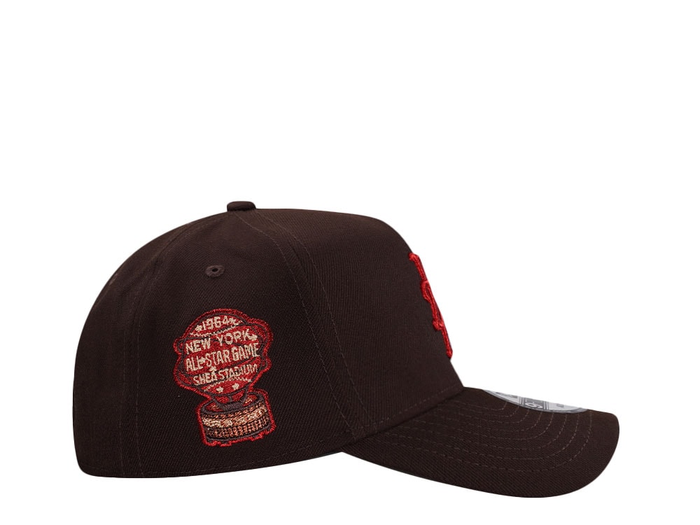 New Era New York Mets All Star Game 1964 Brown Burnt Metallic Edition 9Forty Snapback Cap