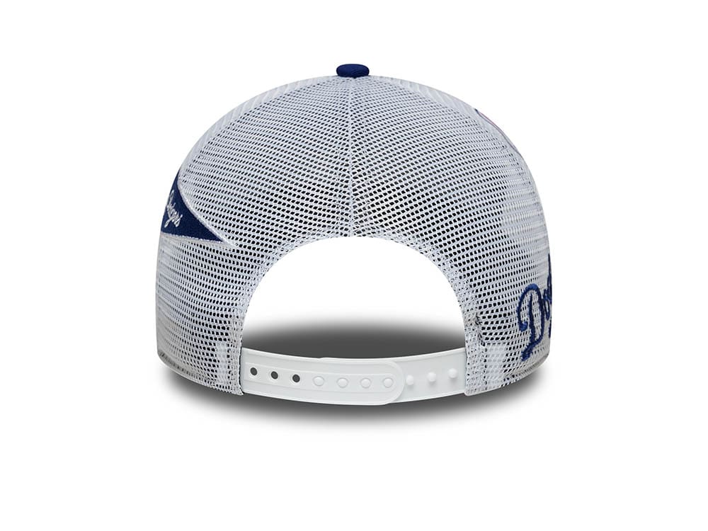 New Era Los Angeles Dodgers Multi Patch 9Forty A Frame Trucker Snapback Cap