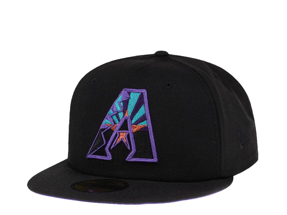 New Era Arizona Diamondbacks Black Purple Edition 59Fifty Fitted Cap