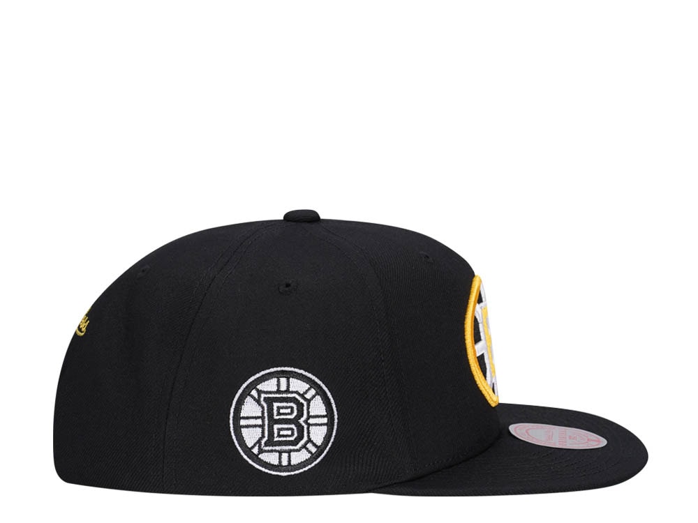 Mitchell & Ness Boston Bruins Alternate Flip Vintage Snapback Cap